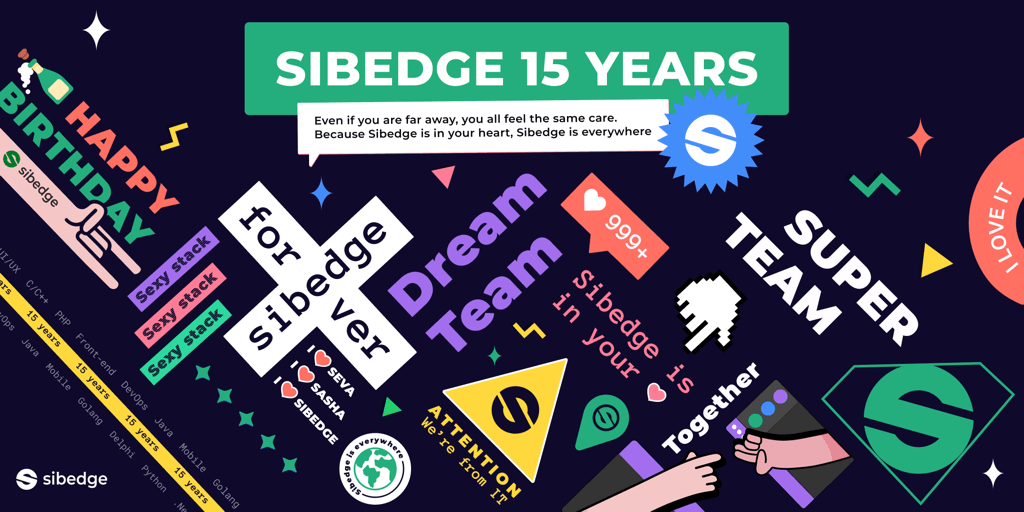 Sibedge — 15 Years in Business